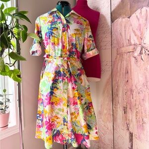 Chloe and Rene Floral Multicolor Women's Dress